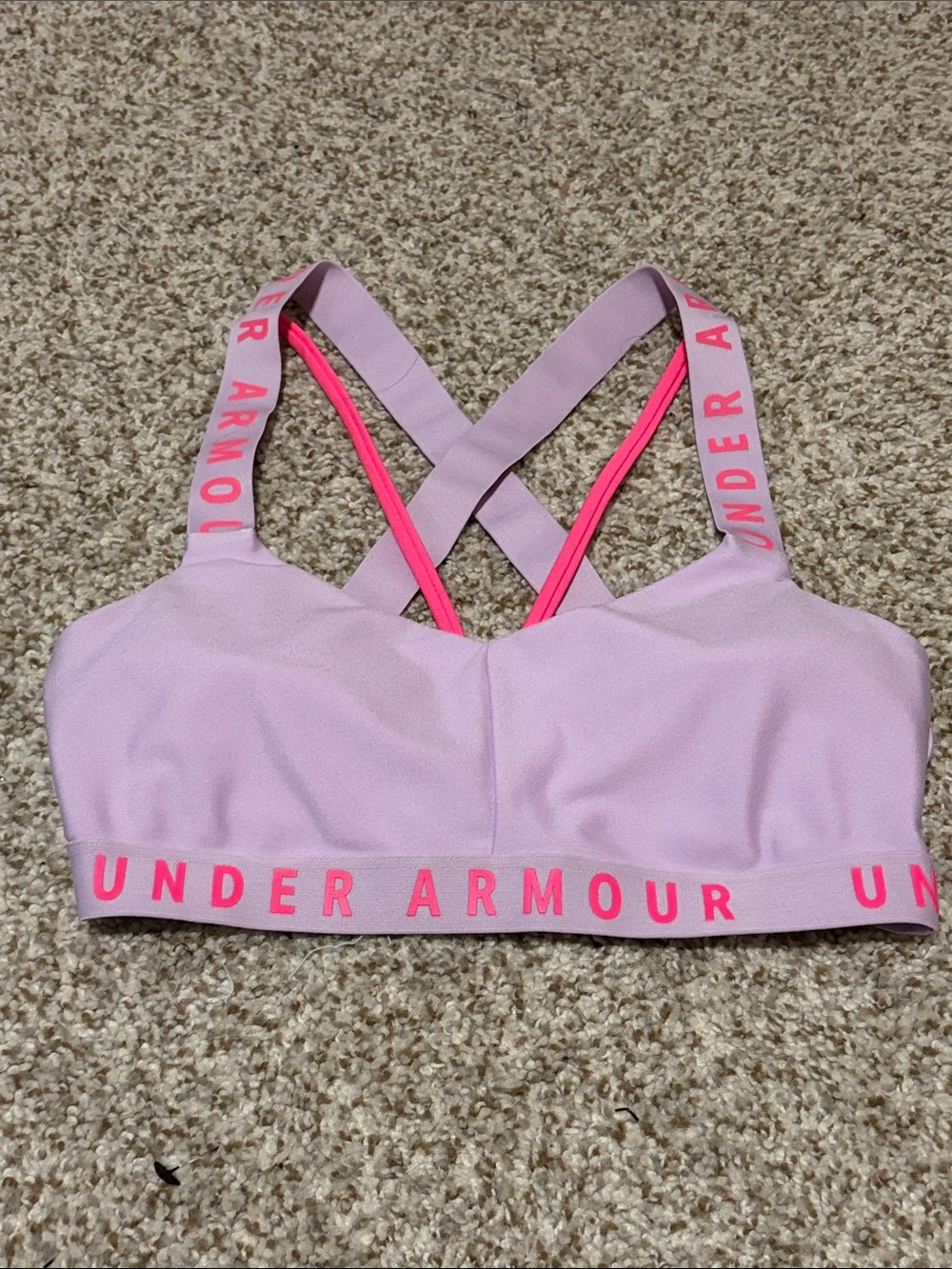 Under Armour Women's Wordmark Strappy Sportlette